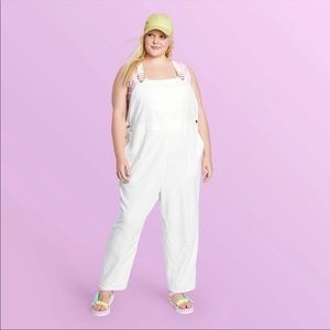 NWT Stoney Clover Lane x Target White Overalls 2X